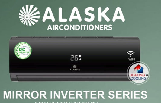 Alaska MIW12 Black mirror series inverter air conditioner